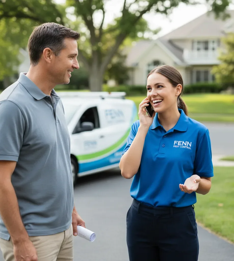 Fenn Pest Control customer support in East Hartland